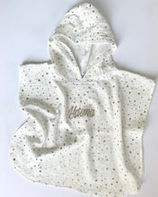 Load image into Gallery viewer, HOODY PONCHO PLAIN MUSLIN - MON.AMELISSA
