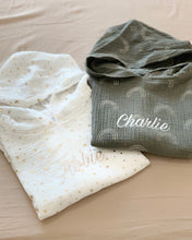 Load image into Gallery viewer, HOODY PONCHO PLAIN MUSLIN - MON.AMELISSA
