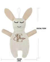 Load image into Gallery viewer, PACIFIER HOLDER BUNNY GREY
